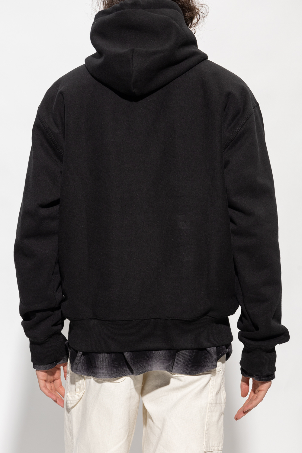 Black Hoodie with logo Stussy - Vitkac GB